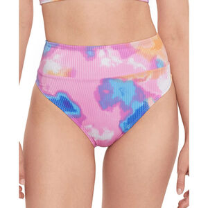 Salt + Cove Size XL Multi Tie-Dye Ribbed High Waist Bikini Bottoms NWT